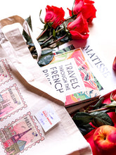 Load image into Gallery viewer, COLUMBUS, LONDON, BARCELONA, PARIS, ROME,AMSTERDAM STAMP TOTE BAG