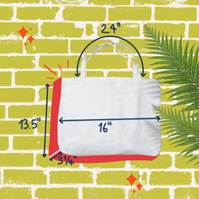 Load image into Gallery viewer, COLUMBUS, LONDON, BARCELONA, PARIS, ROME,AMSTERDAM STAMP TOTE BAG