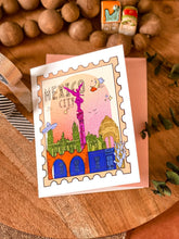 Load image into Gallery viewer, Mexico City Greeting Card, Mexico City postcard, Mexico City gift, Travel postcard greeting card, Mexico City gift, Mexican
