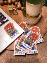 Load image into Gallery viewer, NEW YORK, LONDON, PARIS STICKERS
