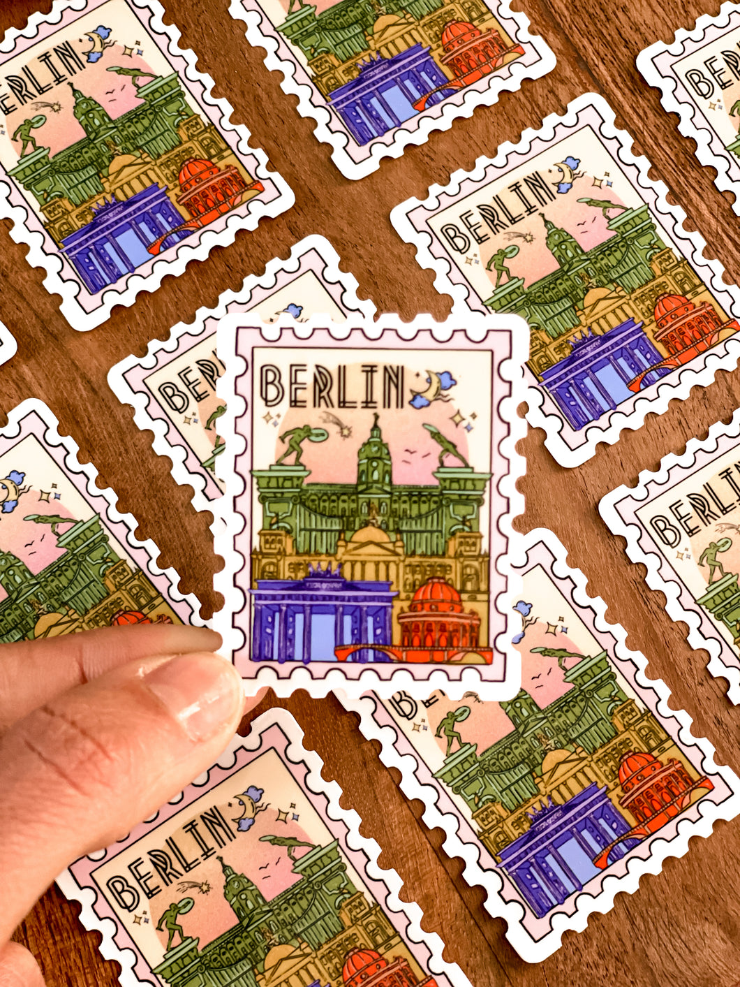 Berlin Stamp Sticker