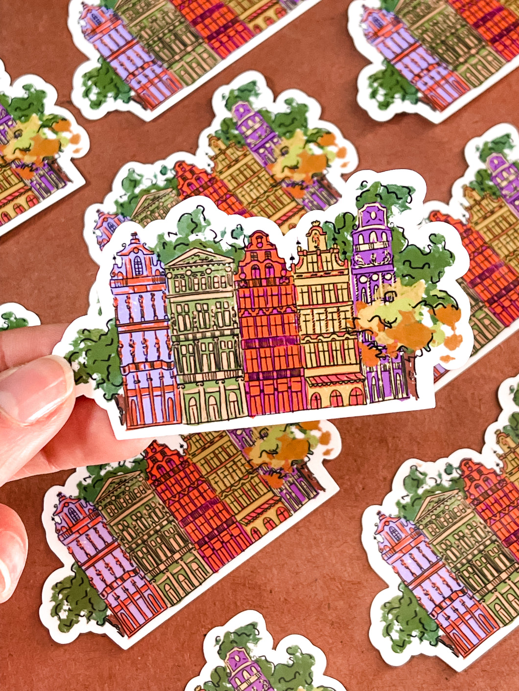 Buildings Sticker