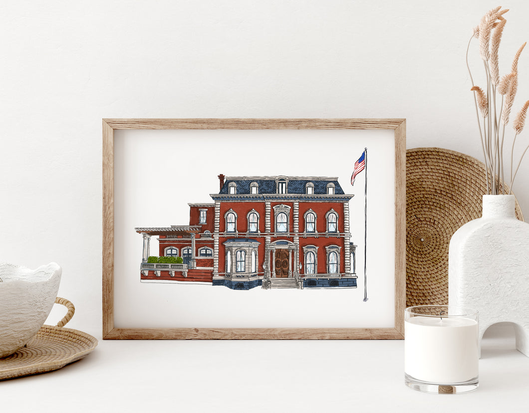 Columbus Club art print