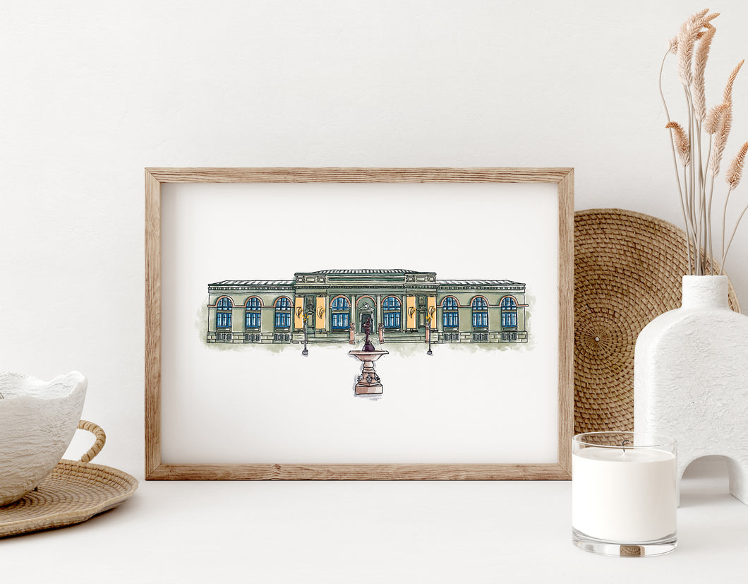 Columbus Metropolitan Library art print