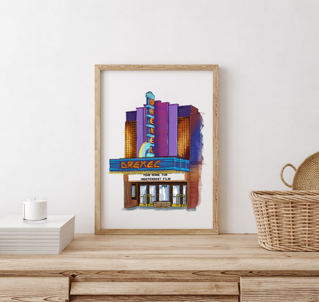 Drexel Theatre art print