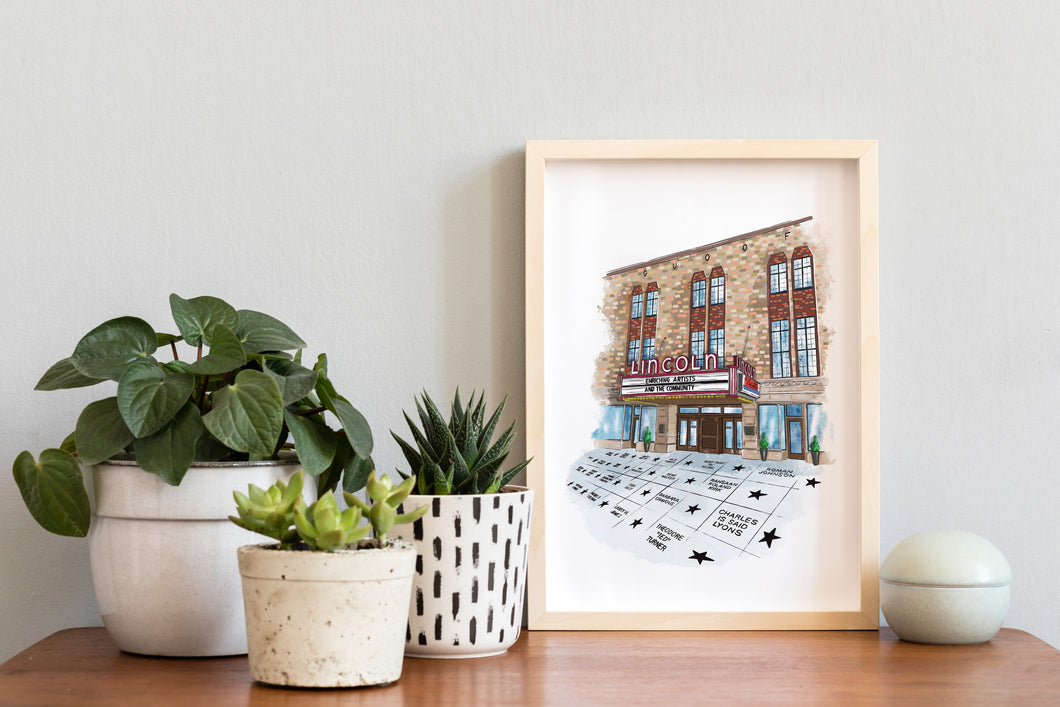 Lincoln Theatre art print