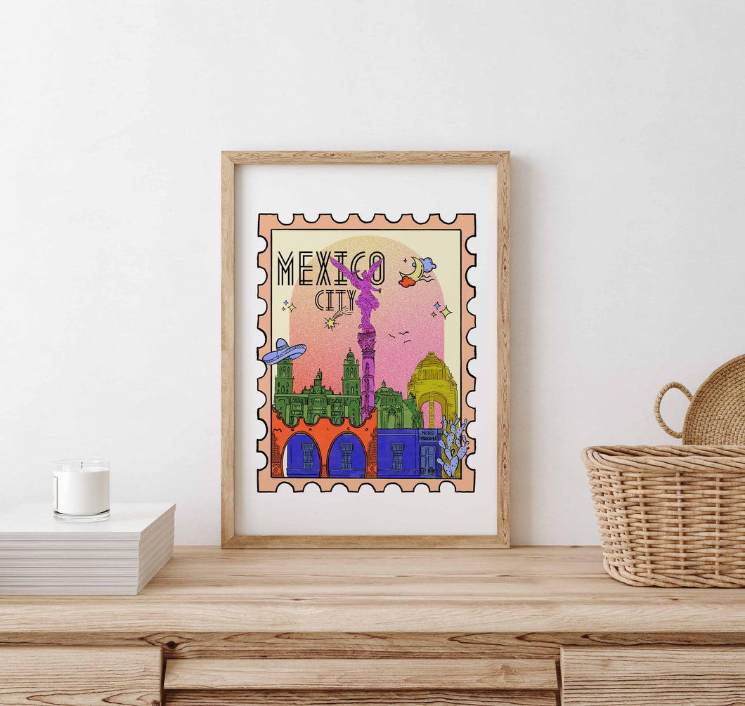 Mexico City Art Print