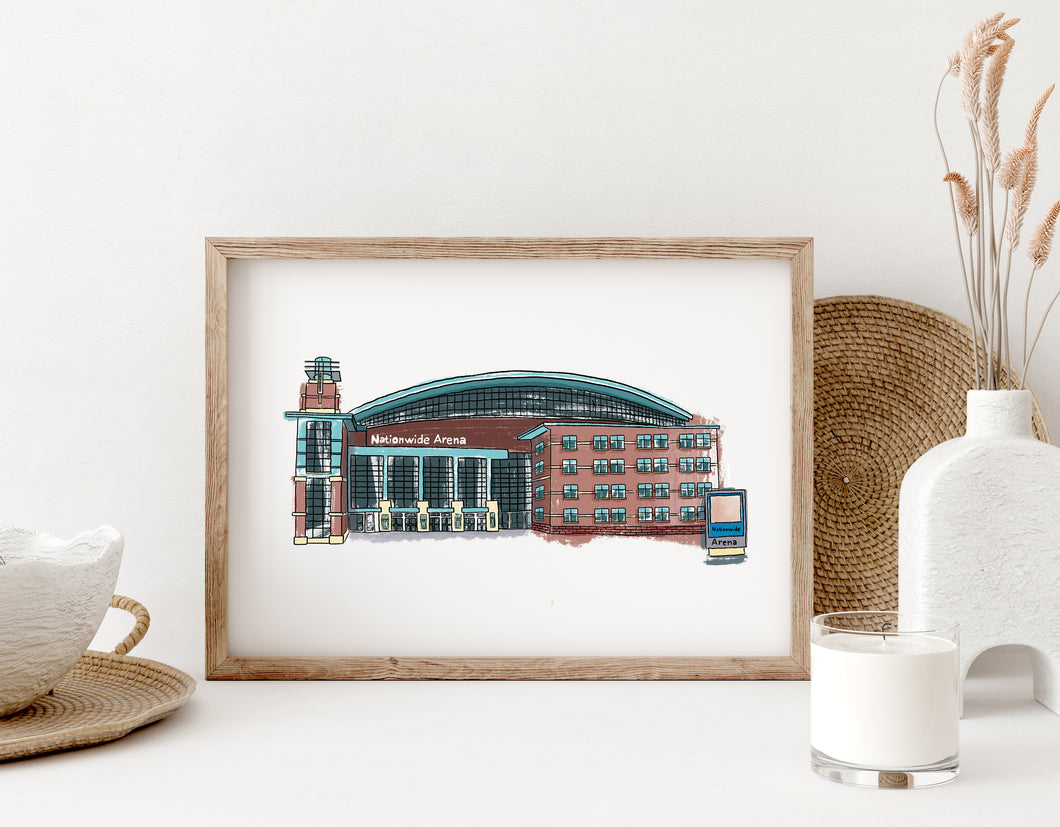 Nationwide Arena art print