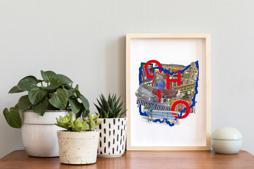 Ohio art print