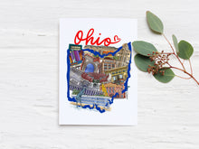 Load image into Gallery viewer, Ohio with Heart card
