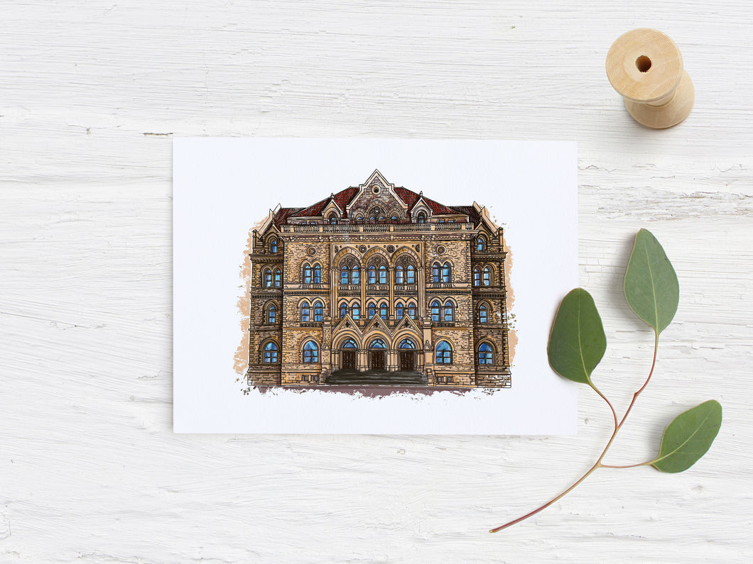 Old U.S. Post Office & Courthouse card