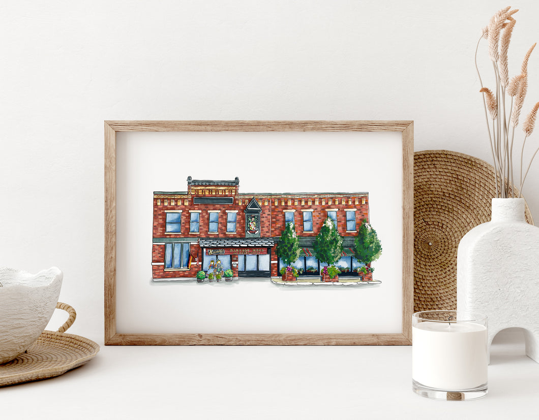 Schmidt’s Sausage Haus art print